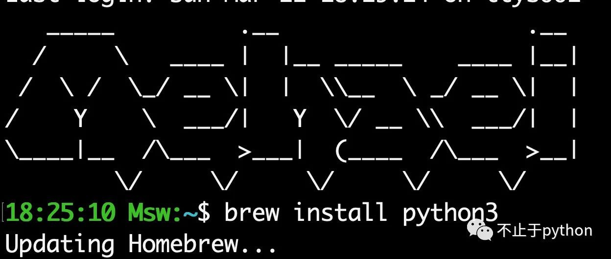 python3搞系统里头之Mac篇