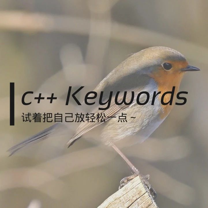 c++关键字完整列表及含义