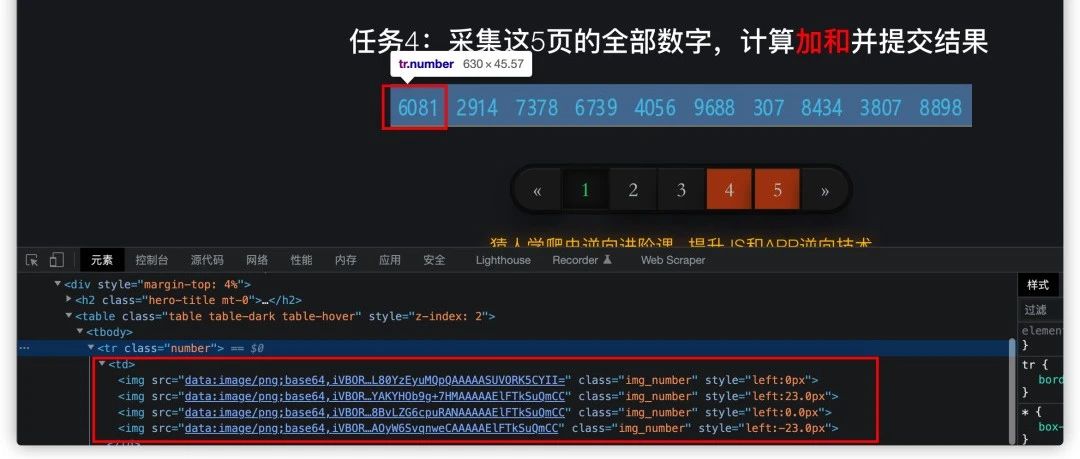 某某学反混淆攻防赛第四题(雪碧图、样式干扰)